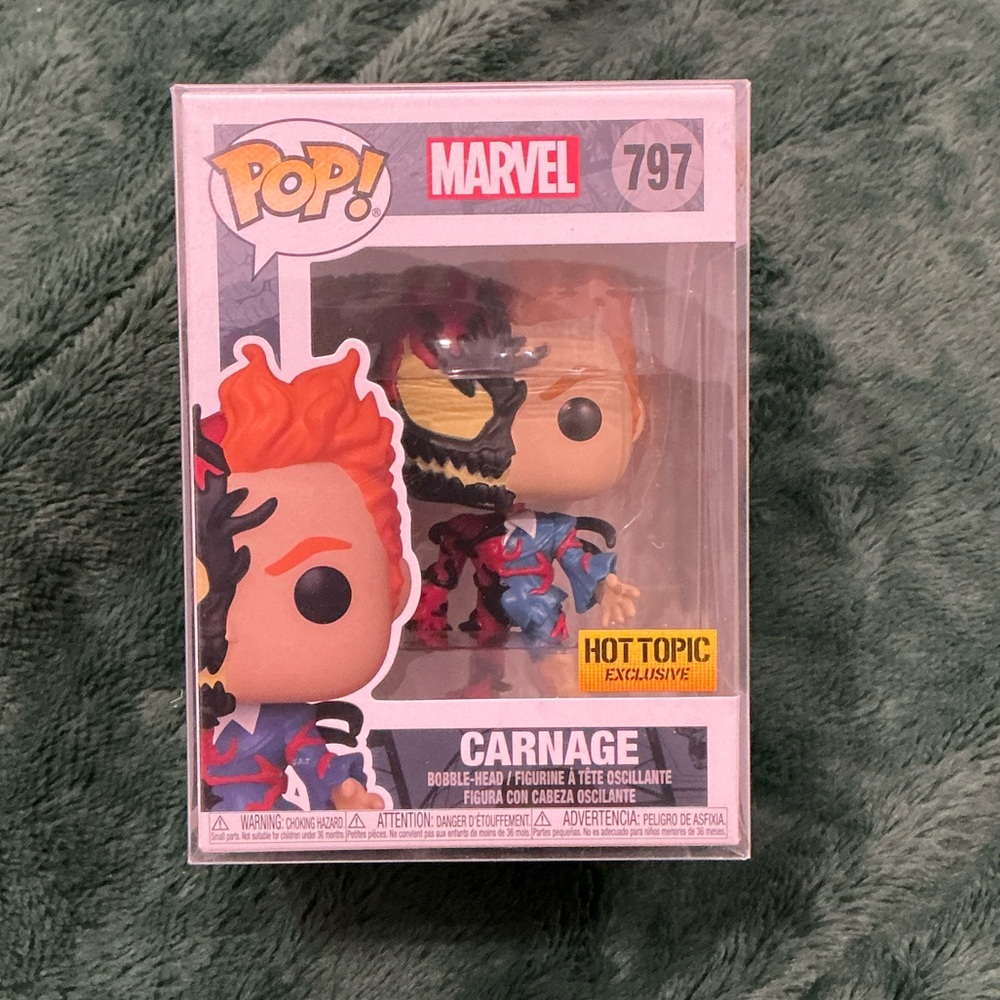 Funko Marvel Carnage Pop! Vinyl – Red, Black, Blue